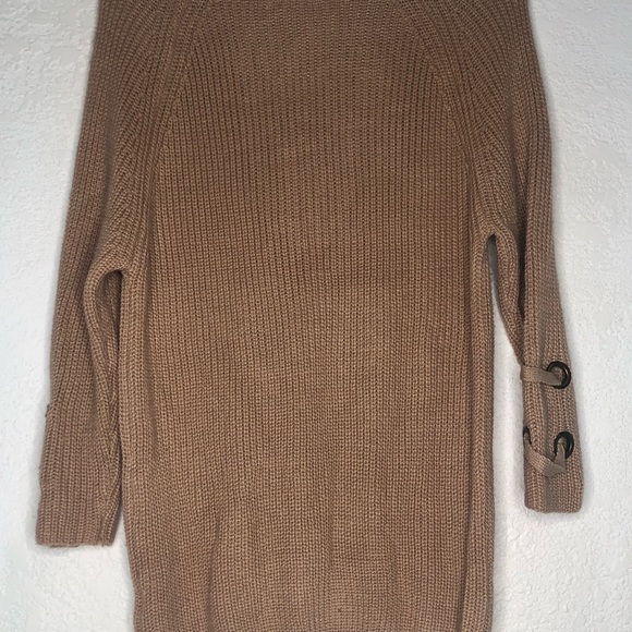 Miracle Lace Up V Neck Sweater S/M - Picture 4 of 6